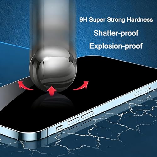 Image of MACLEN Anti-Spy 4-Way 360 True Privacy Tempered Glass Militry-Grade Protector for iPhone X, XS, 11 Pro,Case Friendly, 9H Hardness, Easy Installation