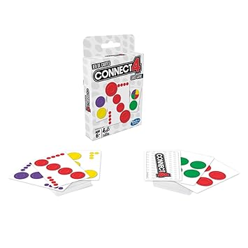 Hasbro Gaming Connect 4 Card Game for Kids Ages 6 and Up, 2-4 Players 4-in-A-Row Game - image, photos