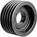Browning 6C92R Split Taper Sheave, Cast Iron, 6 Groove, C Belt, Uses R2 Bushing