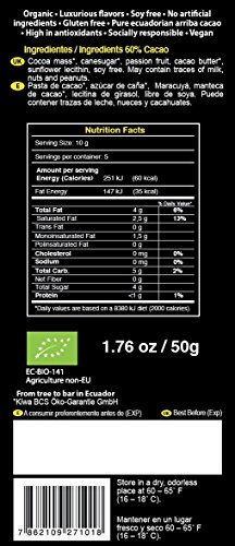 Pacari Passion Fruit Organic Chocolate Bar