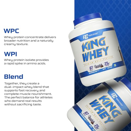 Image of Ronnie Coleman Signature Series King Whey Protein, Chocolate Brownie (67 Servings, 2.27kg / 5lbs) | Premium Whey Protein Powder