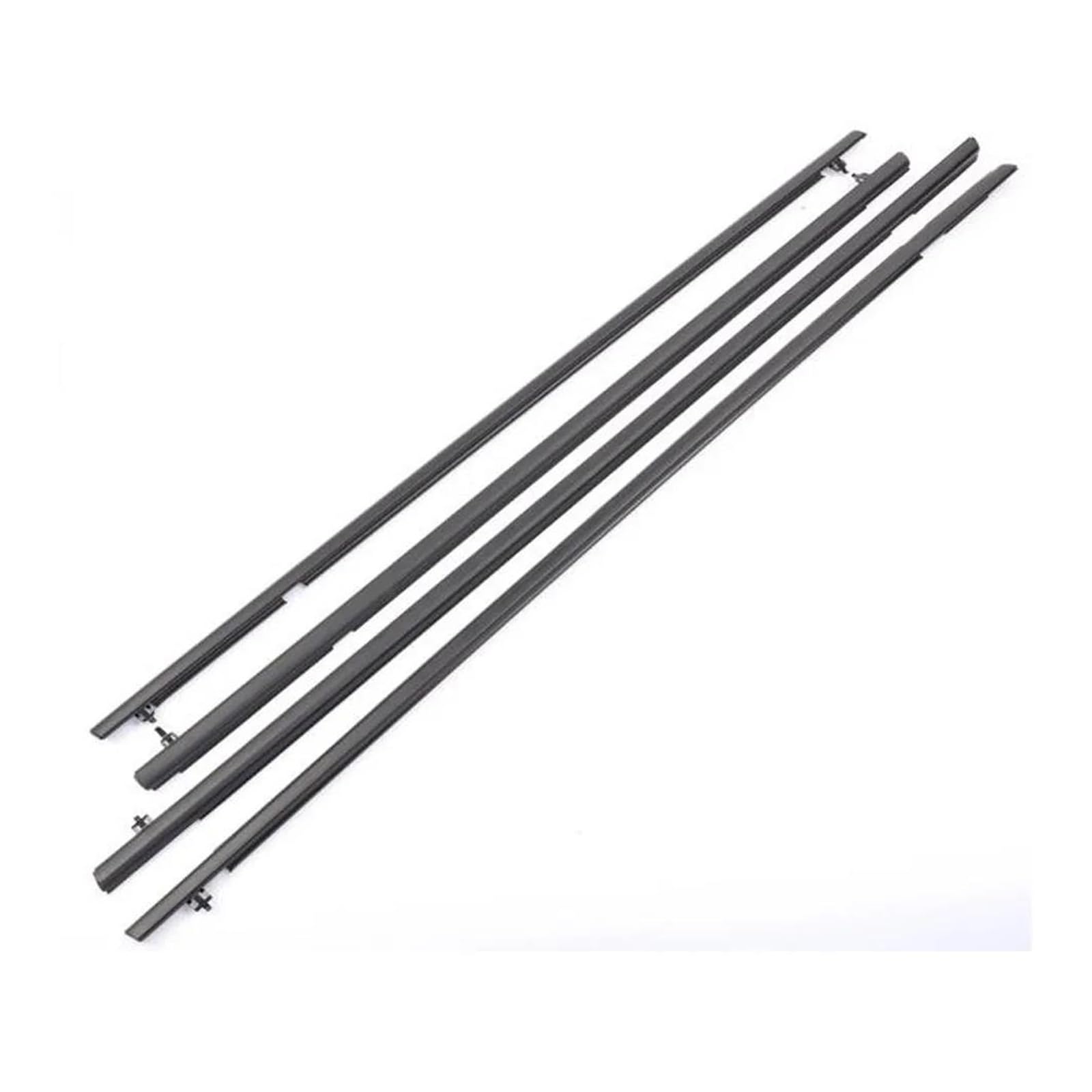 Jbpihzt One Color 4Pcs For Civic 8Th 2006-2011 Car Weatherstrip Window Moulding Trim Seal Belt Exterior Styling