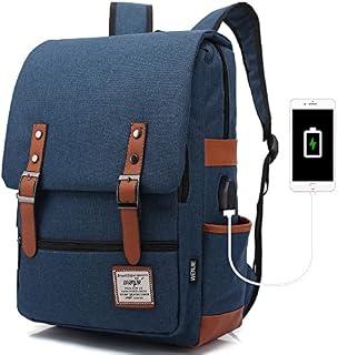 HASAGEI Backpack Vintage Unisex Rucksack Daypack Casual School Travel Laptop Tablet Bags