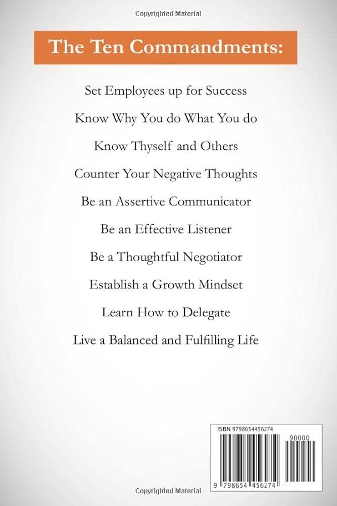 The Ten Commandments of Highly Effective Leaders: Engel