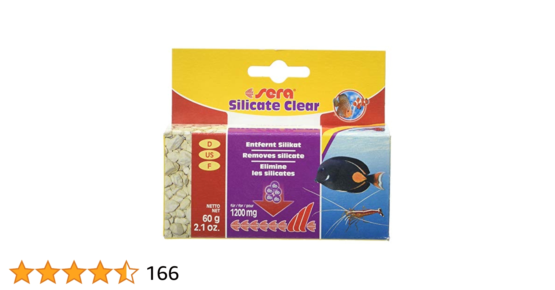 ARKA Aquatics Filtro A Resina 300ml - Per Acquari Marino E Dolce, Rimuove Silicati E Nitrati
