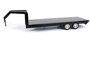 Gooseneck Flatbed Trailer in Black, Little Buster