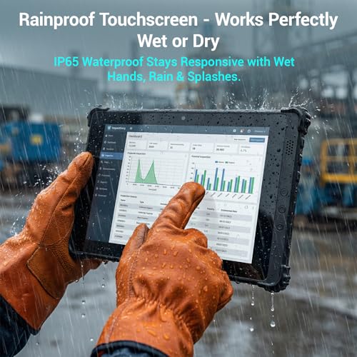 Image of HEIGAOLA F7 Rugged Tablet Win 11 Pro Windows Tablet Intel 8+128G 4G GPS FHD 10.1 INCH HDMI2.0 Tablet PC IP67 Waterproof 16000mAh BT 5.2 WiFi 5 Ethernet (F9M i5-1235U)