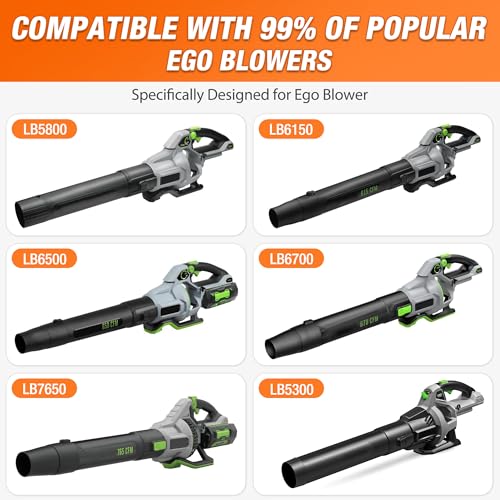 Image of Ergonomic Leaf Blower Handle 2.0 - Lightweight Back-Saving Grip with Shoulder Strap - Fits EGO LB5300, LB5800, LB6150, LB6500, LB6504, LB6700, LB7654, LB8800, LB8803 - Especially for Women and Seniors