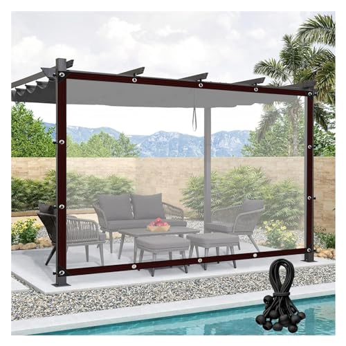Lona Transparente para proteger porche de 4x1,5 m 2