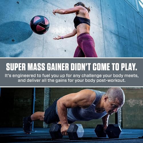 Dymatize Super Mass Gainer Strawberry 2943g - Weight-Gainer Powder + Carbohydrates, BCAAs and Casein - Image 6