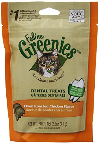 Feline Greenies Oven Roasted Chicken Flavor, 2.5 Ounce (6 Pack) Feline Greenies Oven Roasted Chicken Flavor, 2.5 Ounce (6 Pack)
