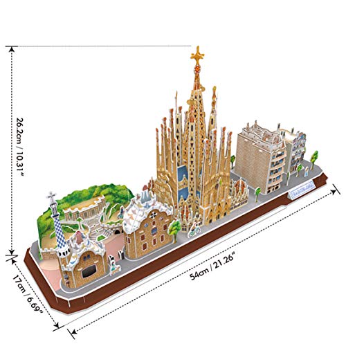 Puzzle 3d - Puzzle Barcellona 3d, Puzzle Adulti e