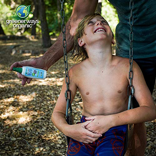 Greenerways Organic Bug Spray For Kids, Kid Friendly Natural Mosquito Repellent, Usda Organic, Non-Gmo, Mosquito-Repellent, Bug Repellant, Clothing Deet-Free - 4Oz #TOP4
