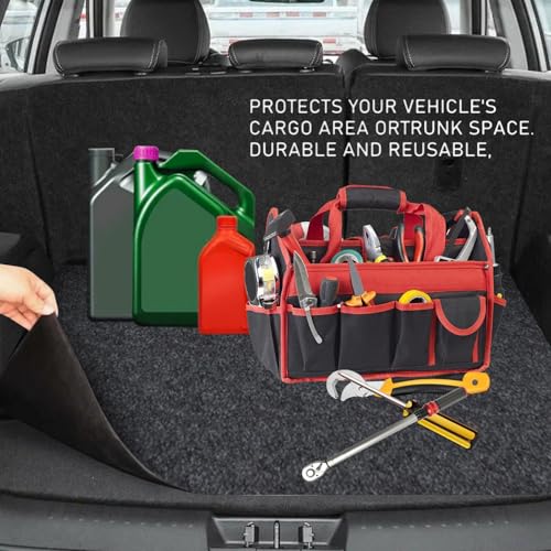 Cubierta de piso de garaje absorbente con base anti slip lavable 3
