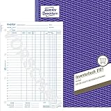 AVERY Zweckform 1101 Inventurbuch (A4, 50 Inventurformulare, mikroperforiert und 4-fach gelocht, zur regelmäßigen und exakten Bestandsaufnahme, hand- und schreibmaschinengerechter Zeilenabstand) weiß