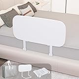 omzer Travel Bed Rails for Toddlers - Foldable Portable Safety Rail with No Drill, Short Bed Rail Guard for Baby Child/Elderly, Height Adjustable for Crib Twin Queen Full King Size Bunk Bed -32 Inch