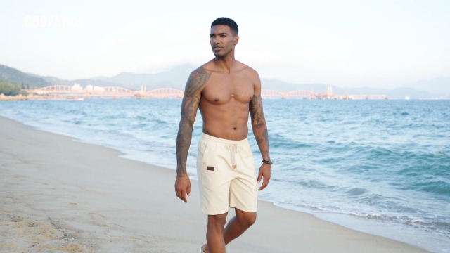 COOFANDY Pantaloncini Da Uomo Pantaloncini Di Lino Con Fascia