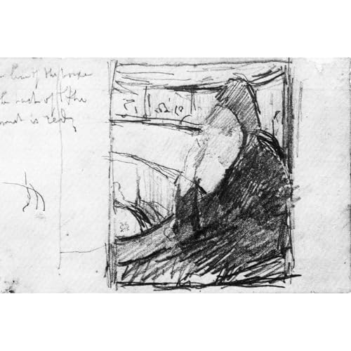 Croquis dans l'opéra Cassatt impression giclée haute définition sur papier d'art