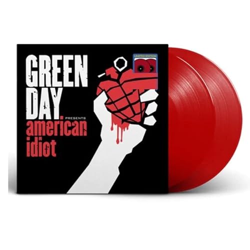 Album Art for American Idiot - Exclusive Limited Edition Red Colored Vinyl 2 LP by Green Day
