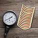CHILDWEET 60 Pack Pressure Gauge Reflective Sticker Set Uv Protected High Visibility Industrial Measurement Decal Warning Film for Gauge Label