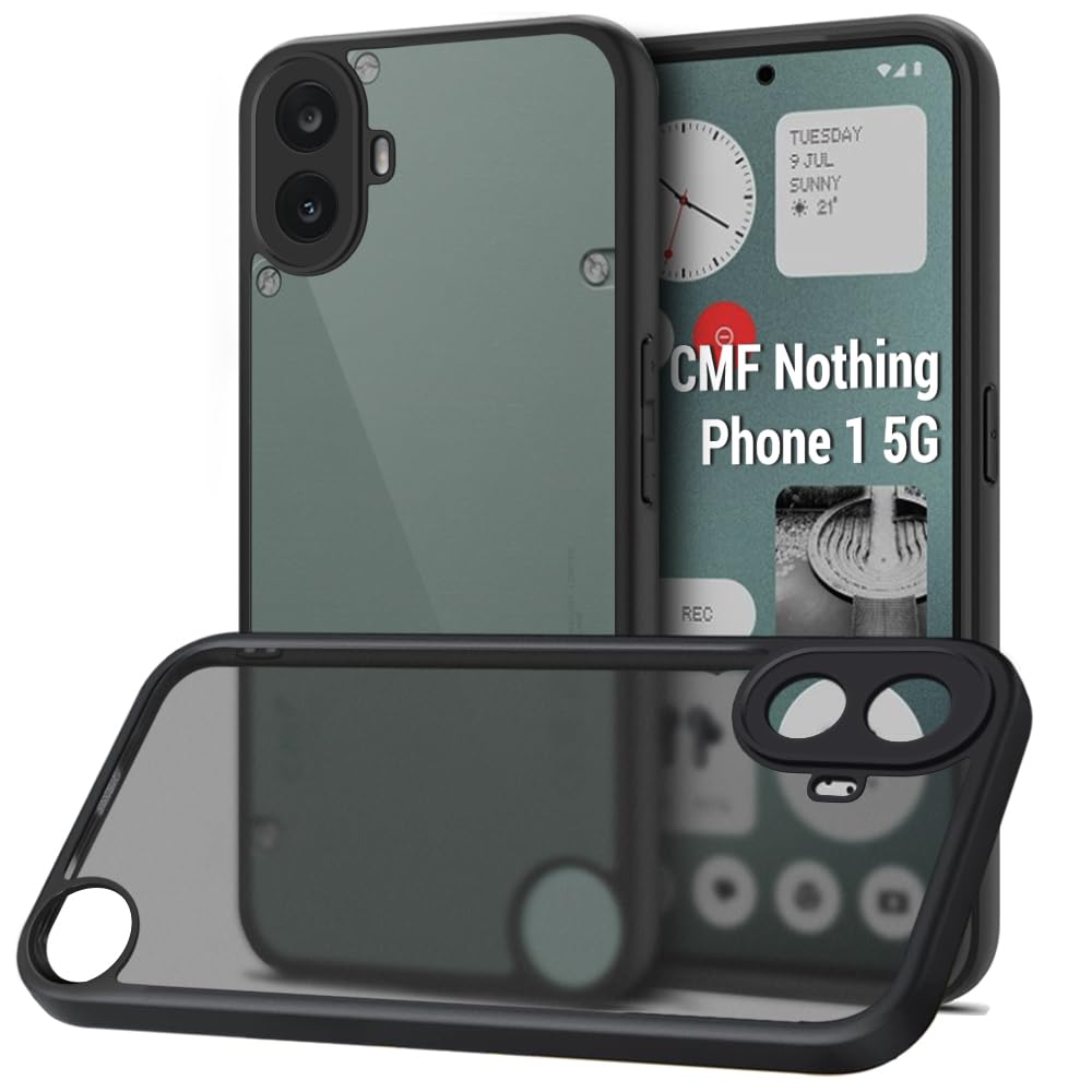 TheGiftKart Hybrid Shockproof Back Cover Case for Motorola Moto Signature 5G | Camera Protection Module | Hard Back Case Cover for Moto Signature (PC & TPU, Translucent Smoke Matte Back, Black Sides) — Amazon image 10