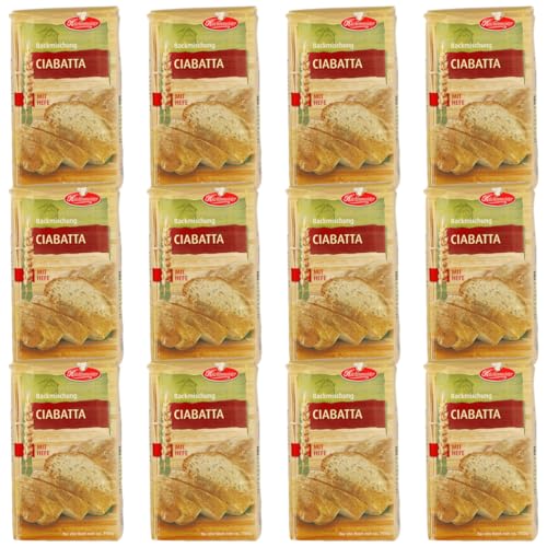 Küchenmeister Ciabatta‑Backmischung 12 × 500 g – Für selbstgebackenes Ciabatta