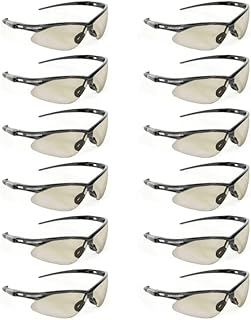 Malta Dynamics APEX Safety Glasses – Anti Scratch and Anti Fog Protection, Construction Safety Glasses for Men and Women, ISEA & ANSI Z87 Compliant (Indoor/Outdoor, 12 Pairs)