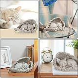 AOTOPYU Katze Hund Engel Haustier Denkmal Grab Marker Tribut Statue, Deko Gedenken Tier Garten Statue, Polyresin, Gedenkstein , Hundeengel-Gedenkstatue erinnert