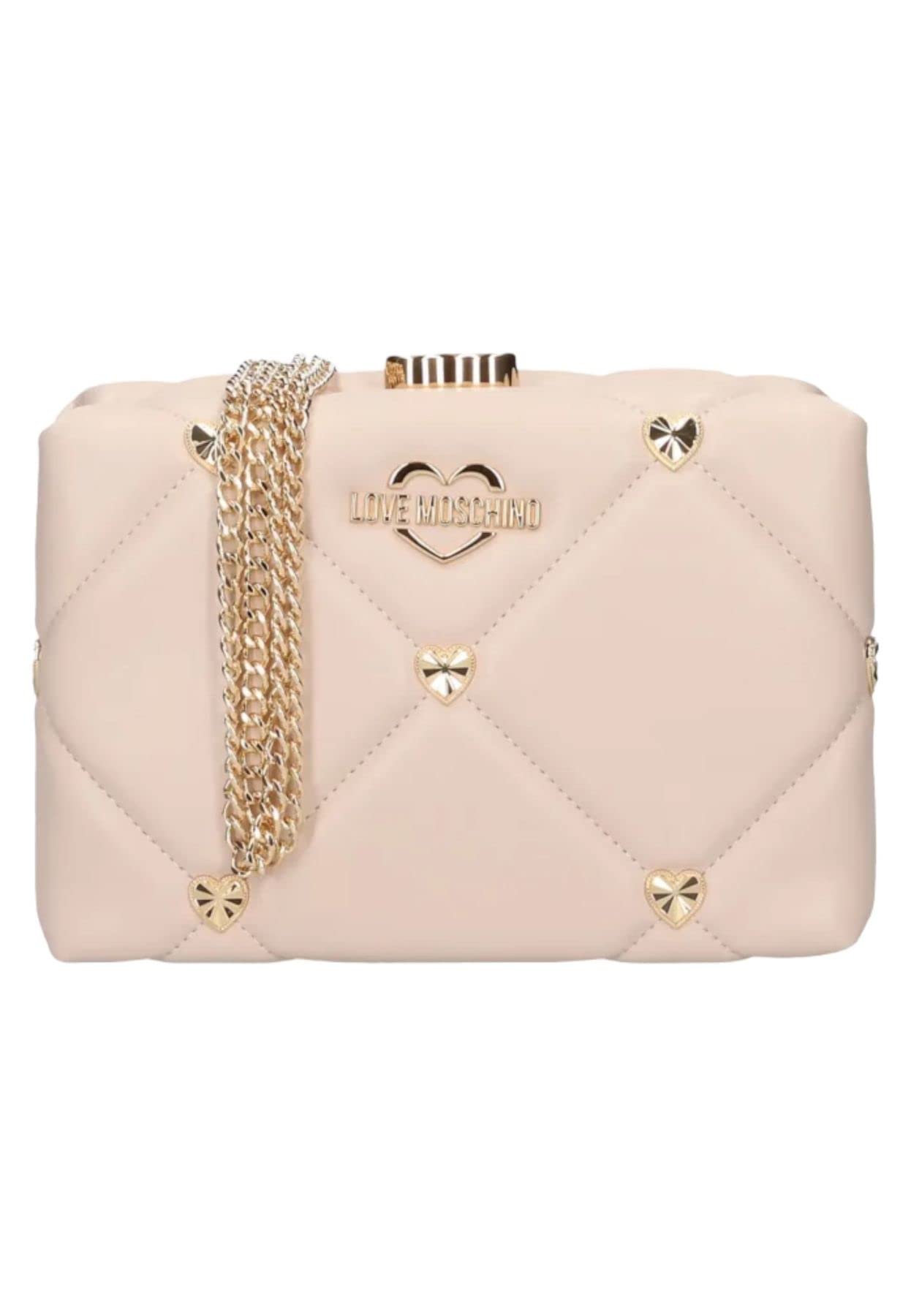 Love Moschino Avorio Femme Sac BandoulièreSac à Main Faux Cuir - Beige