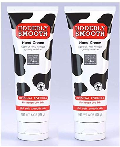 Udderly Smooth Non-Greasy Original Body Cream Formula, 8oz tube, pack of 2