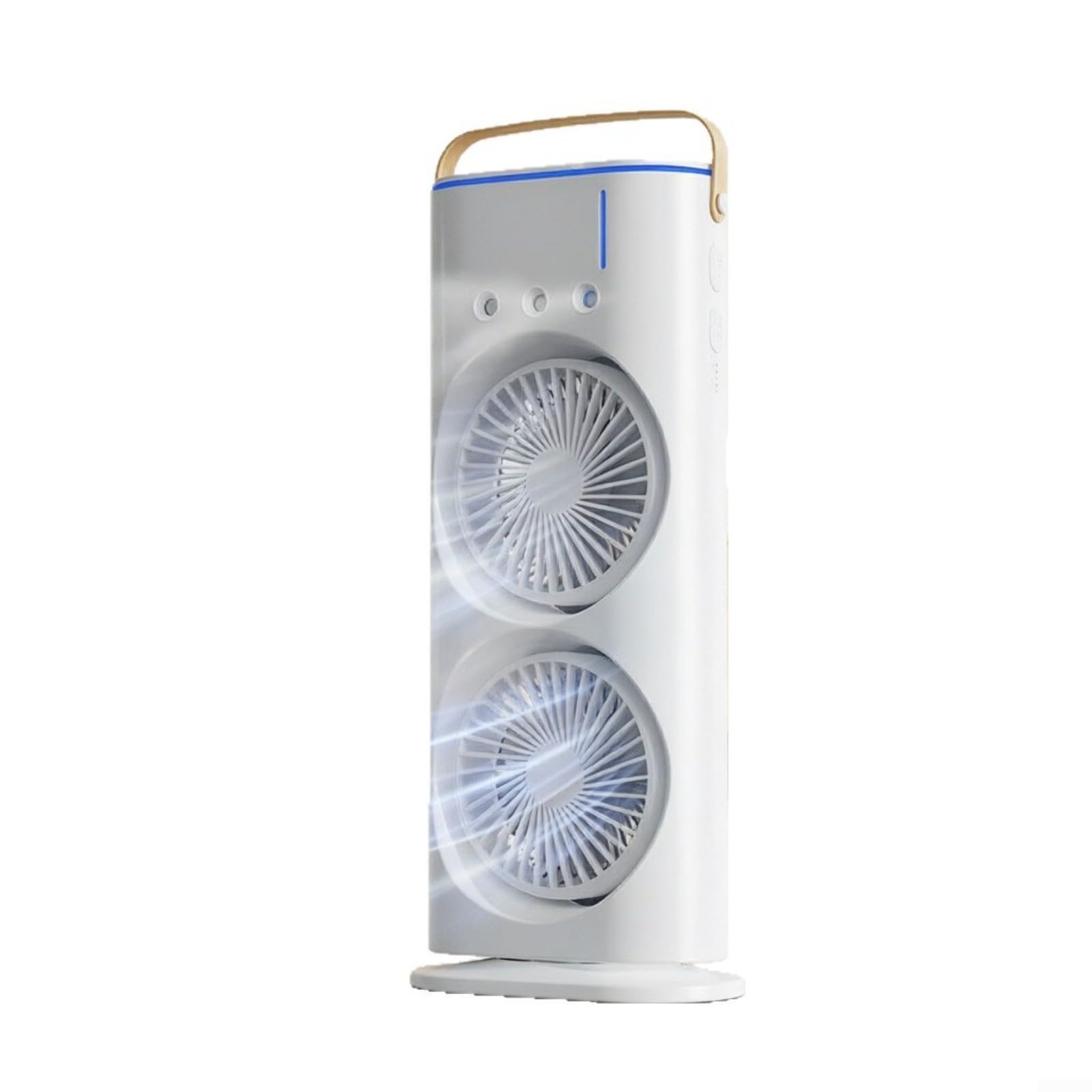 Climatizador de torre con pulverizador de 3 velocidades y luces LED