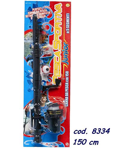 RSTA Telescopica Canna da Pesca Gioco Sportivo Sport Giocattolo 465, Multicolore, 8004817083340