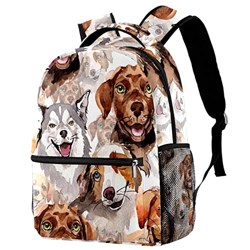 Sac à dos chien pour livres scolaires compagnon des sorties d'école