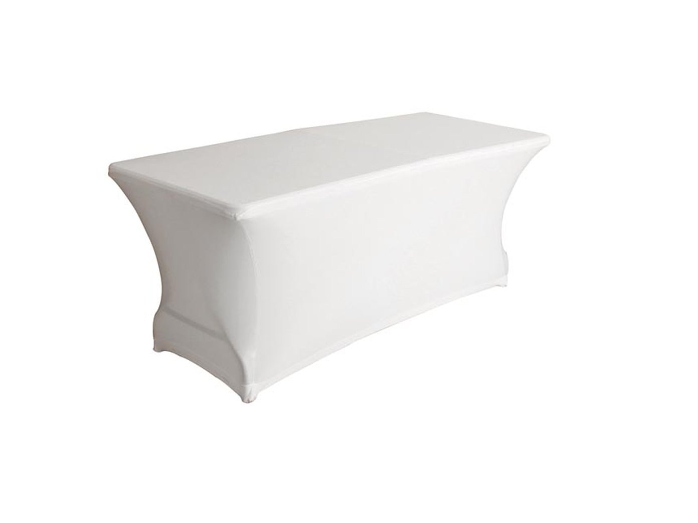 Velleman Table Cover Table Cover Husse Stretch Rectangular Washable White For FP180