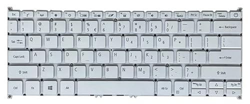 m[gp\R̕i US/LA pobNCgtL[{[h Acer Swift 3 SF314-54 SF314-54G SF314-41 SF314-41G(US Silver Backlit)