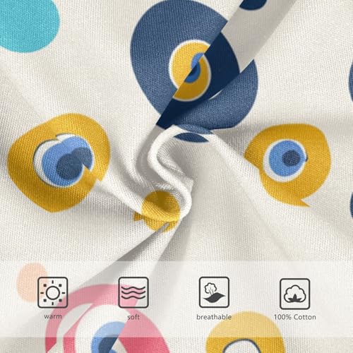 KLL Mystic Boho Evil Eyes Dots Contemporary Baby Boys Comfort Nighttime Underwear Cute Children Panties3