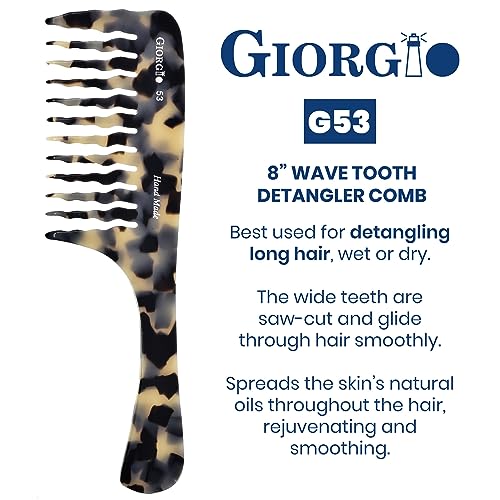 Peine de Dientes Anchos Giorgio G53 para Cabello Rizado miniatura 2
