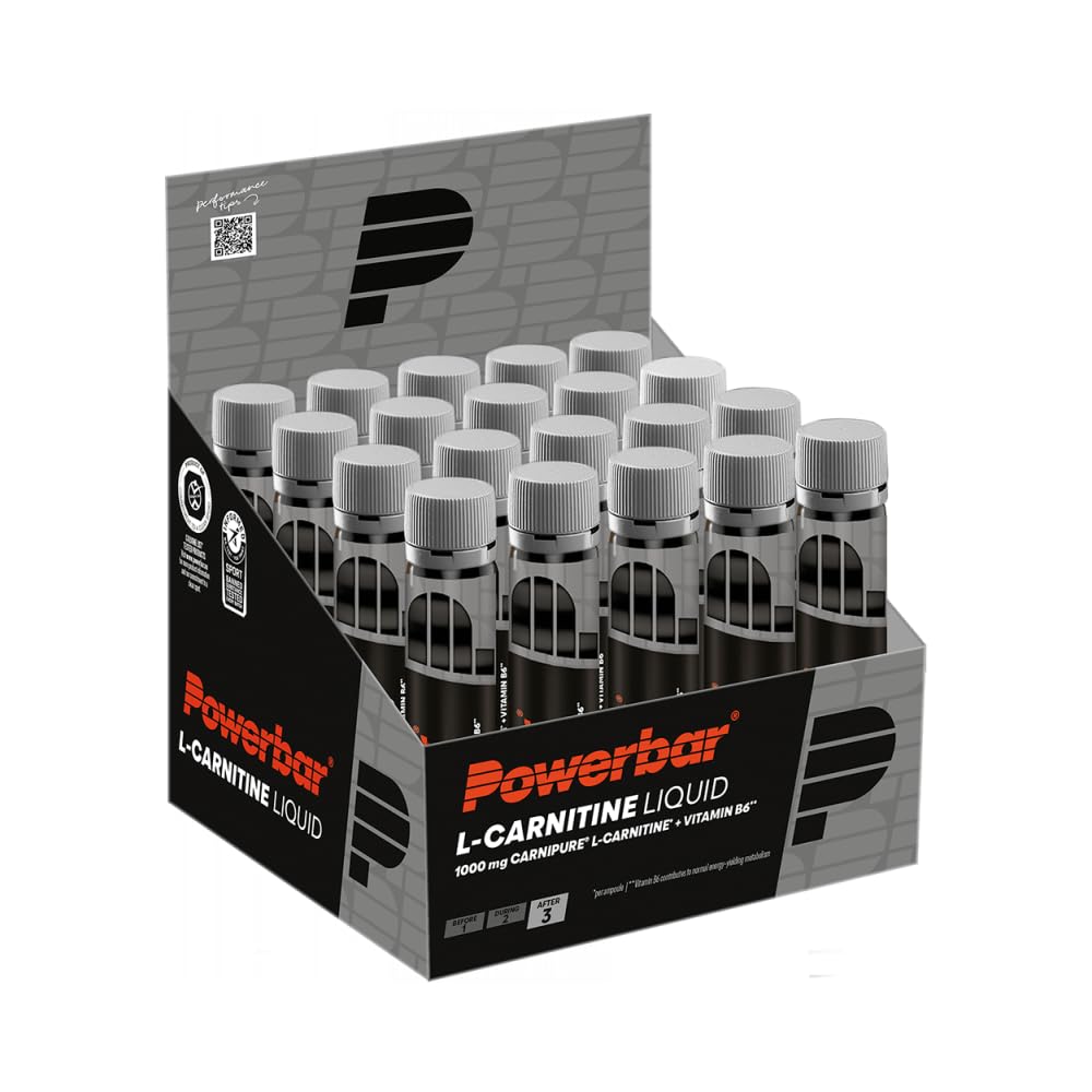 Powerbar L-Carnitine Liquid Ampoules (20x25ml) Sin sabor Dieta y control de peso