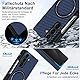 Migexxkj für Samsung Galaxy Z Fold 7 Hülle, Magnetisch Handyhülle Galaxy Z Fold 7 mit Mag-Safe, Rutschfester Textur mit Scharnierschutz Hard PC Militär Stoßfest Schutzhülle ZFold 7 5G Case (Blau)