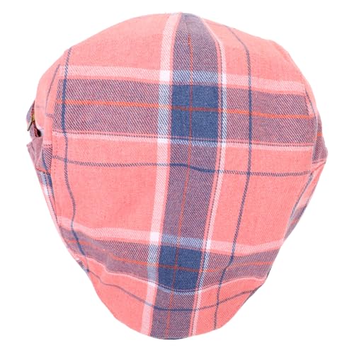 DEARMAMY Gorra Delantera A Cuadros Sombreros Y Gorras De Mujer Boina Sombreros De Hombre Sombreros Vendedor De Periódicos para Hombres Sombreros Planos para Hombres Gorras Planas Sombreros