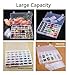 36 Grids Plastic Jewelry Box Earring Organizer Storage Containers with Movable Dividers for Beads Jewelry Small Parts Things Sold by Lasten