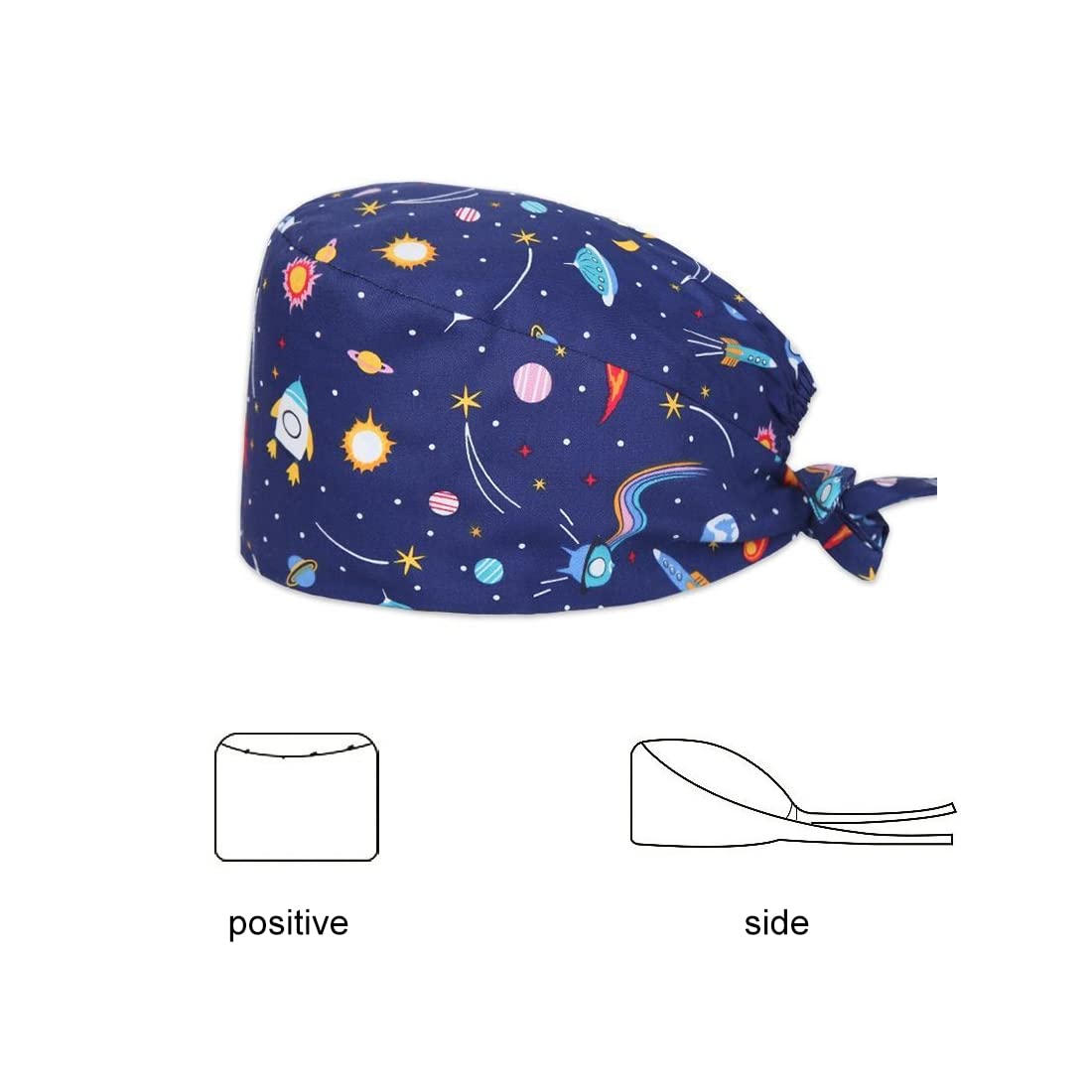 Tie Back Scrub Cap Men And Women Surgical Cap Unisex Iceland