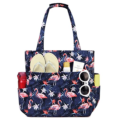 Kasgo Bolso Playa Mujer, Bolsa Playa Grande XXL Familiar Bolsa de Viaje Impermeable Bolso de Mano Verano Plegable Bolso Shopper Beach Tote Bag para Playa/Viajes/Diario, Flamenco Kasgo Bolso Playa Mujer, Bolsa Playa Grande XXL Familiar Bolsa de Viaje Impermeable Bolso de Mano Verano Plegable Bolso Shopper Beach Tote Bag para Playa/Viajes/Diario, Flamenco