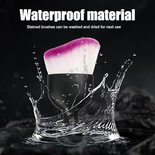 Ziciner 2 PCS Car Detailing Brush, Curved Soft Bristles Auto Removal Dust Collectors, Universal Vehicle Dashboard, Air Conditioner Vents etc Interior Cleaning Tool Accessories (Purple)