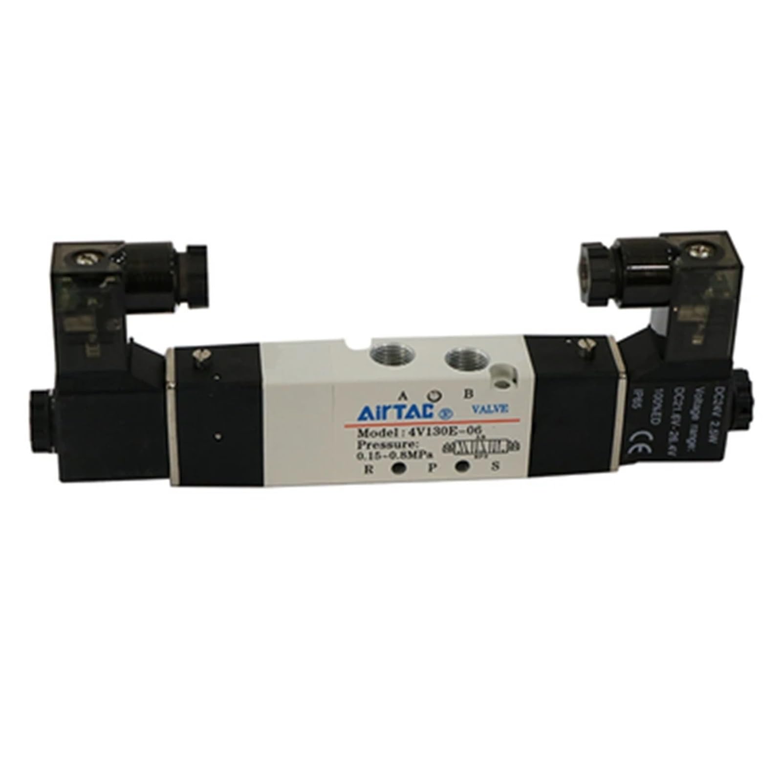 SBSSYVLMV Three-Position Five-Way Solenoid Valve 4V130C-06 4V130E-06 4V130P-06 24V 220V 110V(4V130E-06 AC110V)