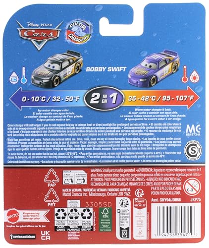 Disney Cars 2026 Color Changers Piston Cup Racer Octane Gain #19 Bobby Swift - image 3