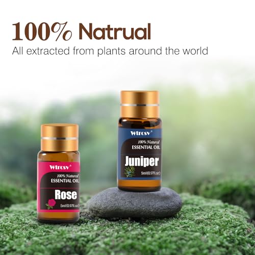 Wtrcsv JIROU-420TIE-11 Essential Oils Set -Essential Oils - 100% Natural Essential Oils-Perfect For Diffuser, Humidifier,Aromatherapy thumb #7