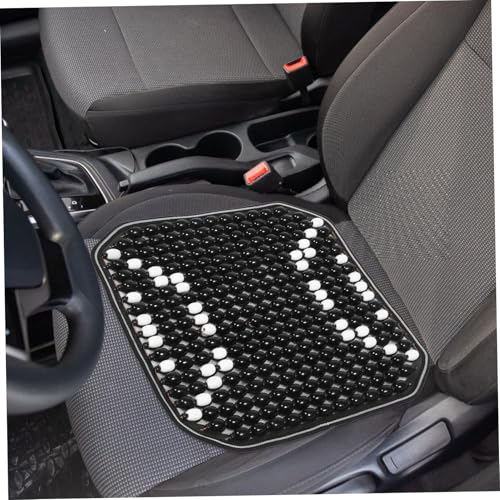Coussin de siège auto chic en perles de bois et polyester de qualité supérieure - 4