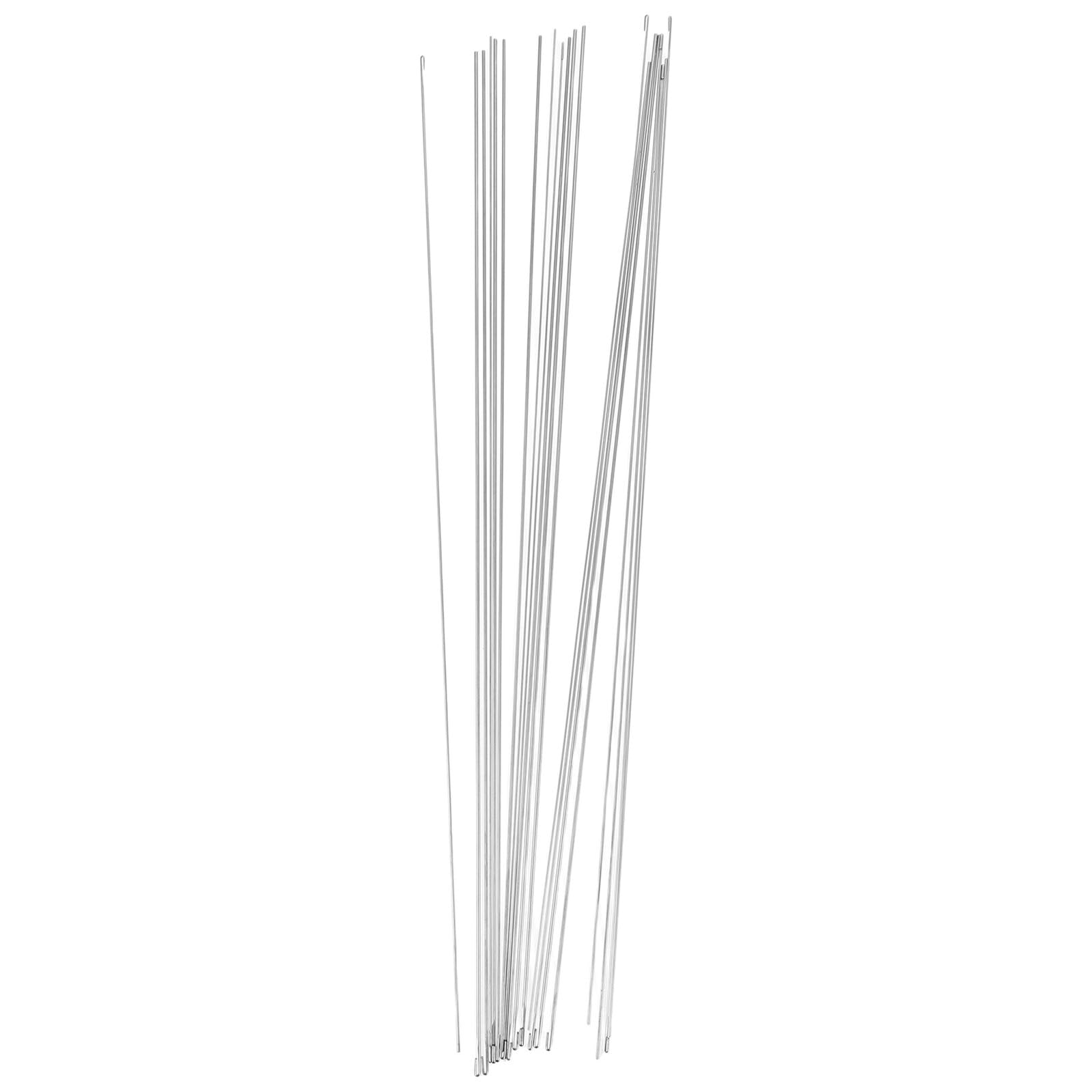 Aiguilles à perler pour bijoux de 0,4 à 0,7 mm : lot de 20 outils de perlage