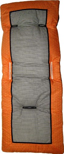 Orange Bubbles Stroller Liner - Made in USA